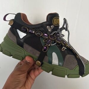 Gucci Flashtrek Chunky Leather Sneakers